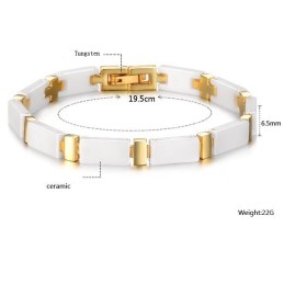 Quality And Quantity Assured Female Tungsten Ceramic Bracelet