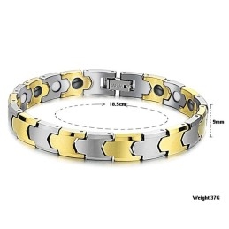 High Quality Health Tungsten Lodestone Ceramic Bracelet