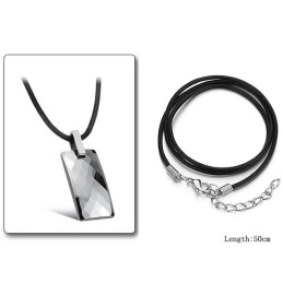 Quality And Quantity Assured Rhombus Tungsten Ceramic Necklace