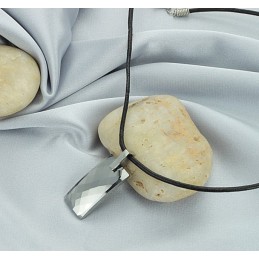 Quality And Quantity Assured Rhombus Tungsten Ceramic Necklace