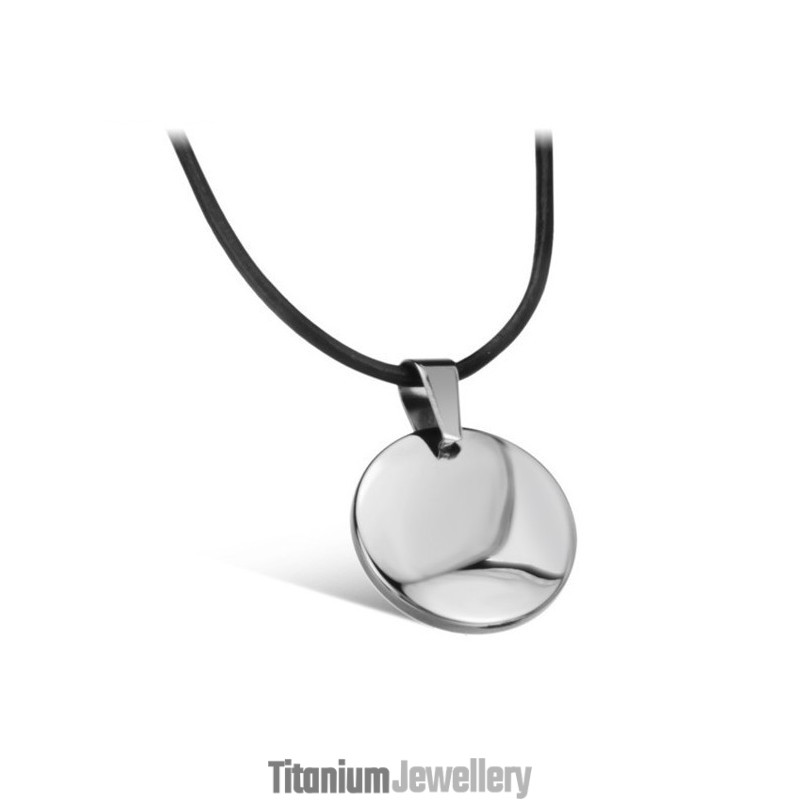 High Quality Round Tungsten Ceramic Necklace