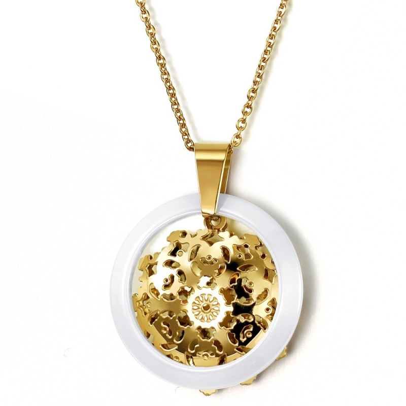 Wide Varieties Female Tungsten Ceramic Necklace Wide Varieties Female Tungsten Ceramic Necklace