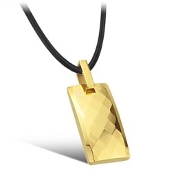 Well-Known For Its Fine Quality Rhombus Tungsten Ceramic Necklace