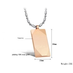 Excellent Quality Female Tungsten Ceramic Necklace