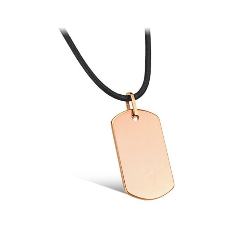 Complete In Specifications Female Square Shape Tungsten Ceramic Necklace Complete In Specifications Female Square Shape Tungsten Ceramic Necklace