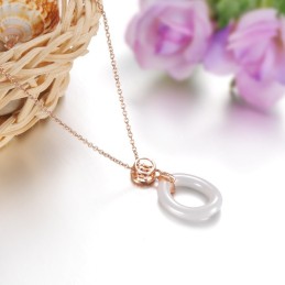 Wide Varieties Female Tungsten Ceramic Necklace