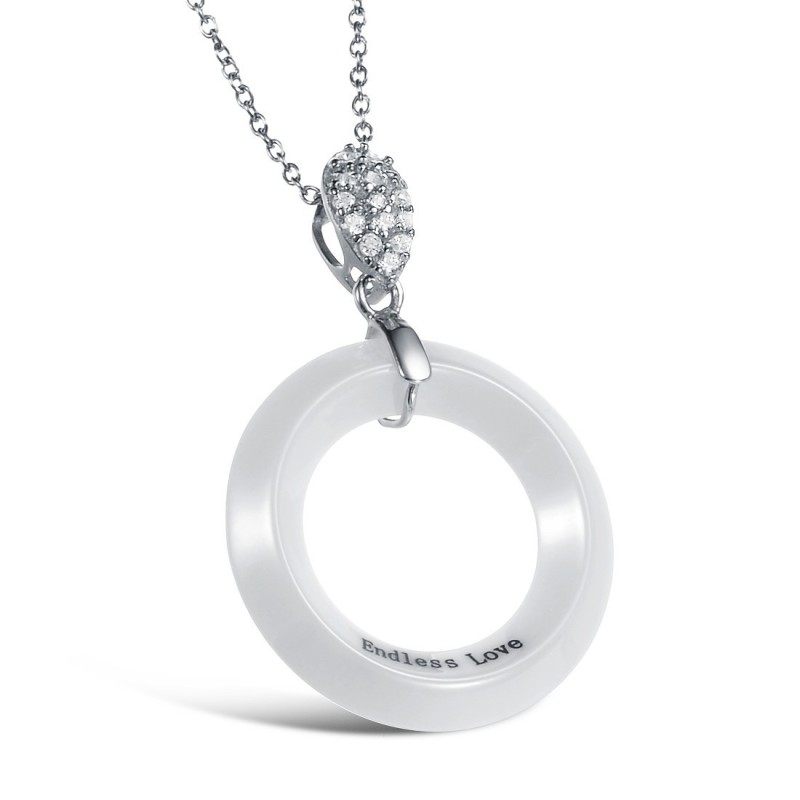High Quality Female Tungsten Ceramic Necklace High Quality Female Tungsten Ceramic Necklace