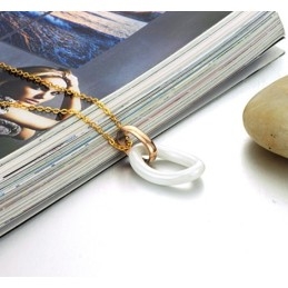 Stable Quality Female Tungsten Ceramic Necklace