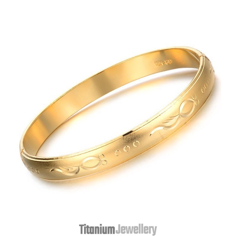 High Quality Female 18K Gold-Plated Bangle High Quality Female 18K Gold-Plated Bangle