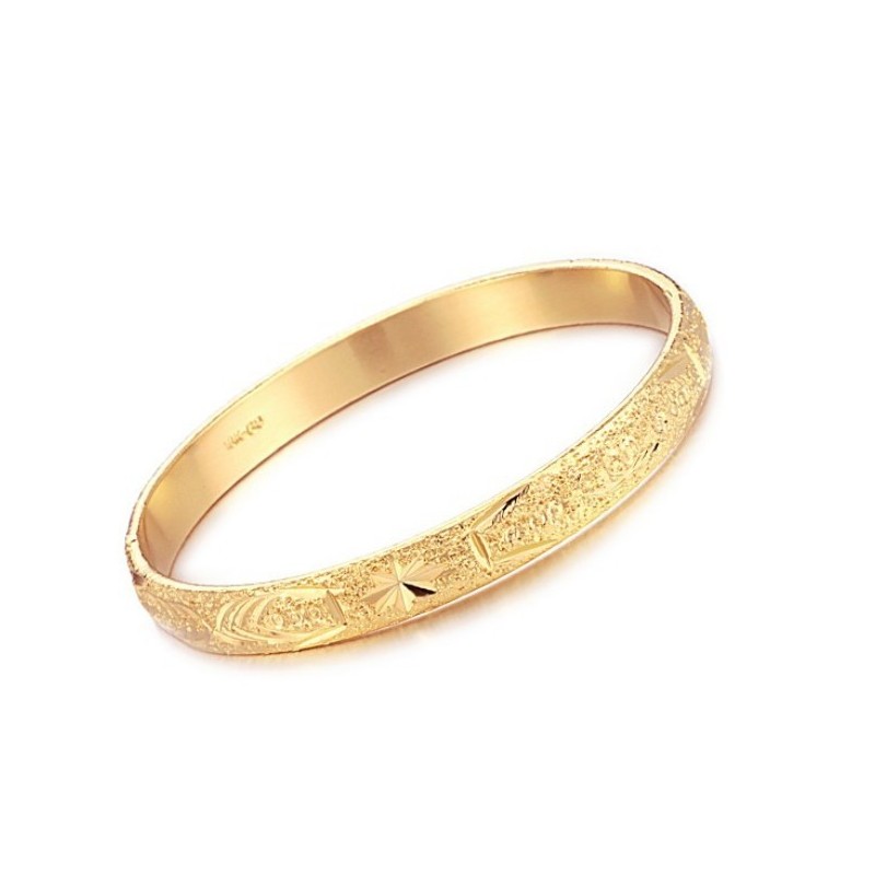Quality And Quantity Assured 18K Gold-Plated Bangle Quality And Quantity Assured 18K Gold-Plated Bangle
