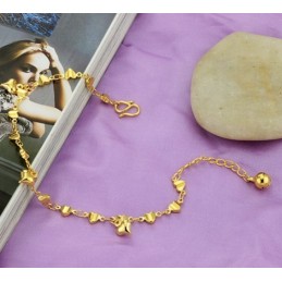Stable Quality Female Sweetheart 18K Gold-Plated Bracelet