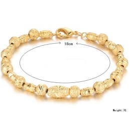 Reliable Reputation Female 18K Gold-Plated Bracelet
