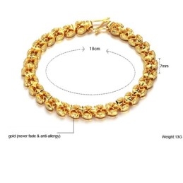Easy To Use Female 18K Gold-Plated Bracelet
