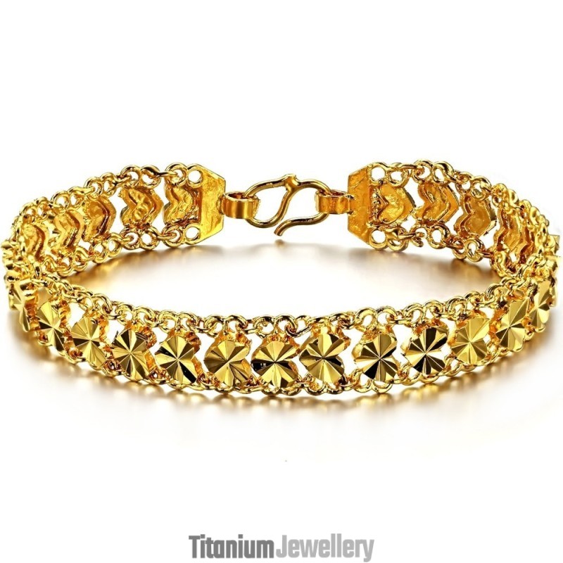 Stable Quality Female Sweetheart 18K Gold-Plated Bracelet Stable Quality Female Sweetheart 18K Gold-Plated Bracelet