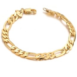 Easy To Use Male 18K Gold-Plated Bracelet