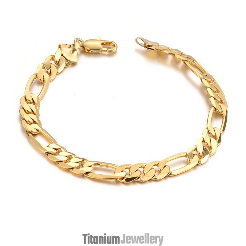 Easy To Use Male 18K Gold-Plated Bracelet Easy To Use Male 18K Gold-Plated Bracelet