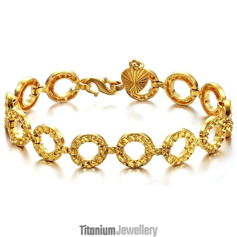Stable Quality Female 18K Gold-Plated Bracelet