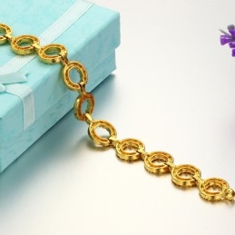 Stable Quality Female 18K Gold-Plated Bracelet