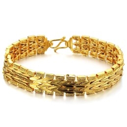Excellent Quality Female Classic 18K Gold-Plated Bracelet