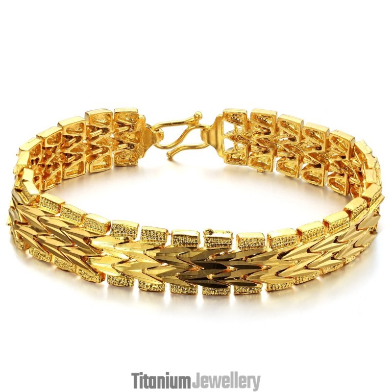 Excellent Quality Female Classic 18K Gold-Plated Bracelet Excellent Quality Female Classic 18K Gold-Plated Bracelet