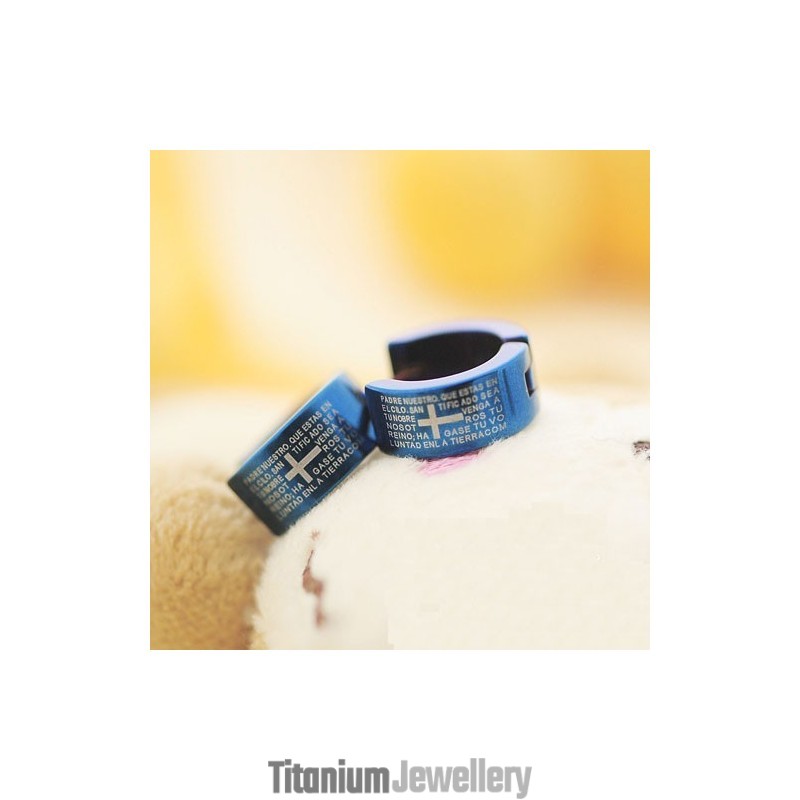 Mens Titanium Earrings