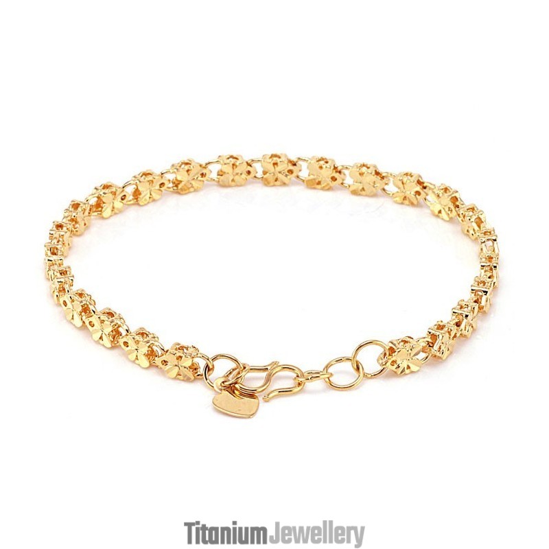 Reliable Reputation Female Butterfly Shape 18K Gold-Plated Bracelet