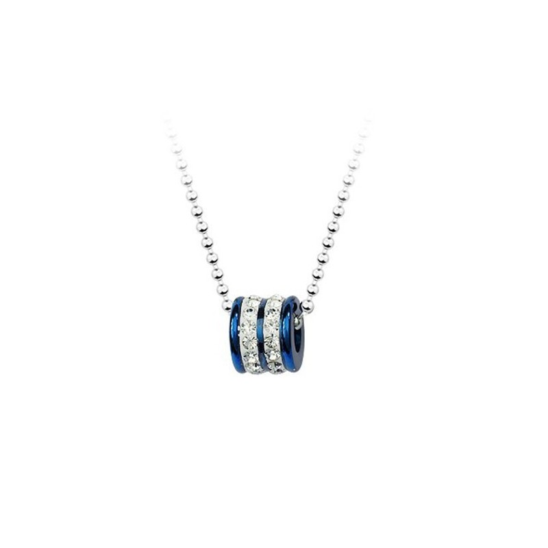 Fashion Mens Ring-Shaped Titanium Pendant - Free Chain Fashion Mens Ring-Shaped Titanium Pendant - Free Chain