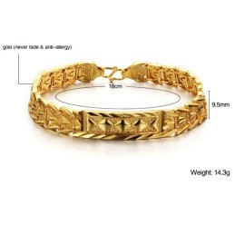 Quality And Quantity Assured Female Classic 18K Gold-Plated Bracelet