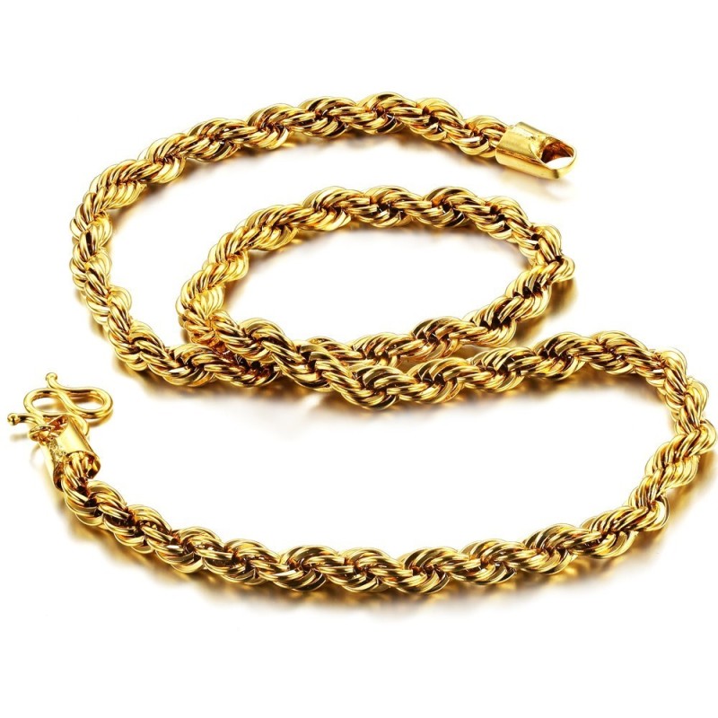 Reliable Quality Female Roll Type 18K Gold-Plated Necklace Reliable Quality Female Roll Type 18K Gold-Plated Necklace