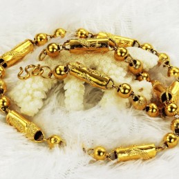 High Quality Male Dragon Pattern 18K Gold-Plated Necklace