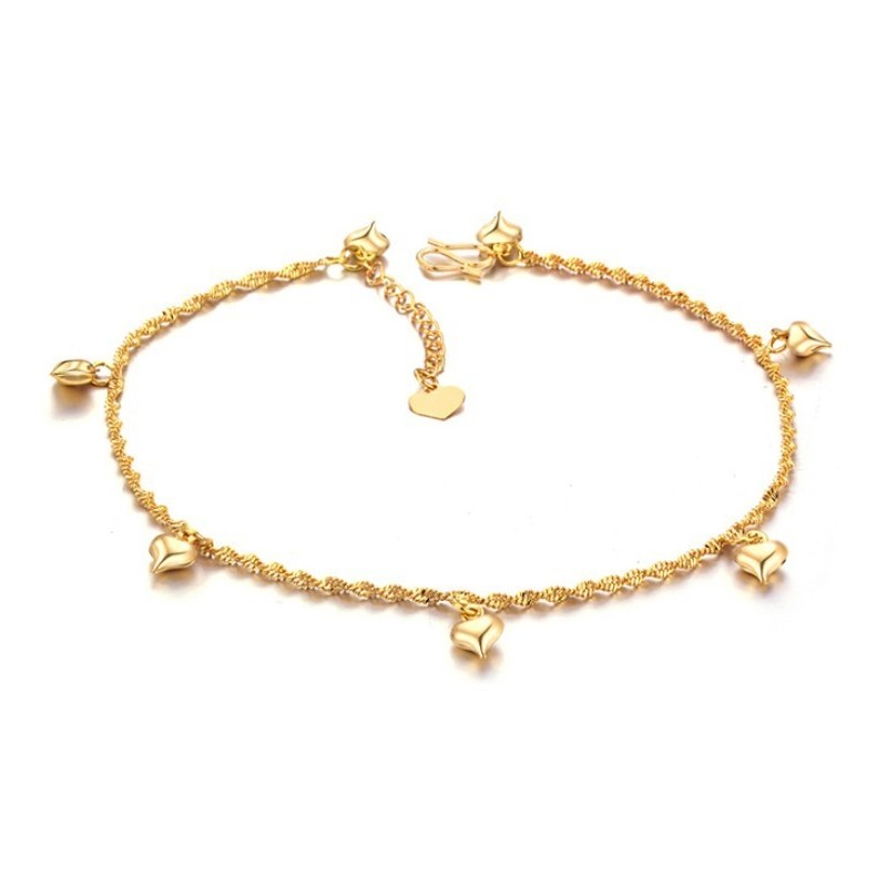 Wide Varieties Female 18K Gold-Plated Anklet