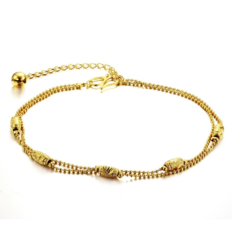 Complete In Specifications Female 18K Gold-Plated Anklet Complete In Specifications Female 18K Gold-Plated Anklet