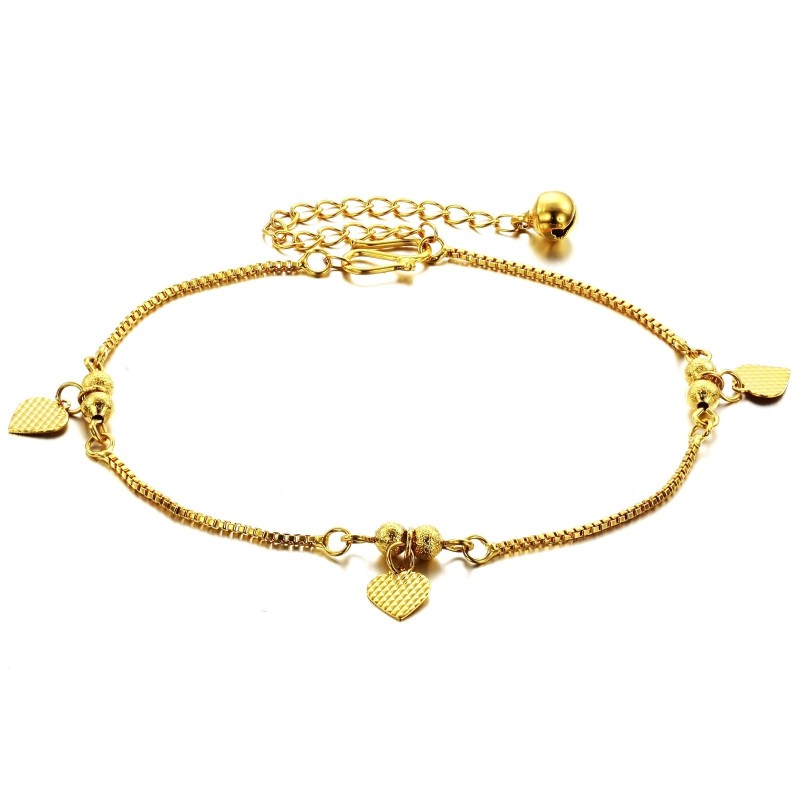Quality And Quantity Assured Female Sweetheart 18K Gold-Plated Anklet Quality And Quantity Assured Female Sweetheart 18K Gold-Plated Anklet