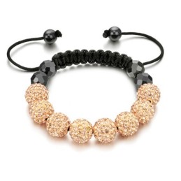 Superior Quality Female Ball Shape Crystal Bracelet