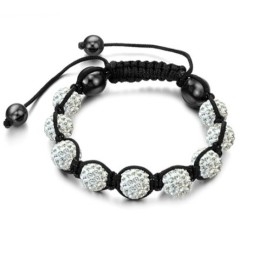 Quality And Quantity Assured Female Ball Shape Crystal Bracelet