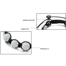 Quality And Quantity Assured Female Ball Shape Crystal Bracelet