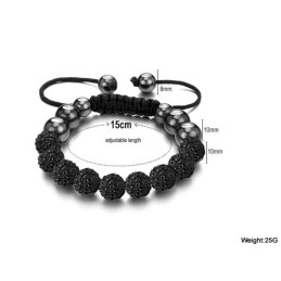 Complete In Specifications Female Ball Shape Crystal Bracelet