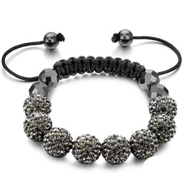 Dependable Performance Female Ball Shape Crystal Bracelet