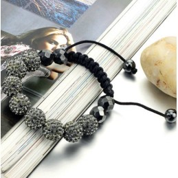 Dependable Performance Female Ball Shape Crystal Bracelet