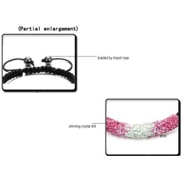 Quality And Quantity Assured Female Ball Shape Crystal Bracelet