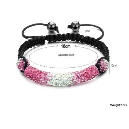 Quality And Quantity Assured Female Ball Shape Crystal Bracelet