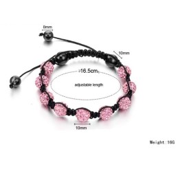 Stable Quality Female Ball Shape Crystal Bracelet
