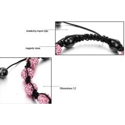 Selling Well All Over The World Female Ball Shape Crystal Bracelet