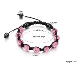 Selling Well All Over The World Female Ball Shape Crystal Bracelet