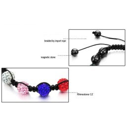 Quality And Quantity Assured Female Ball Shape Crystal Bracelet