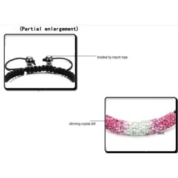 Well-Known For Its Fine Quality Female Ball Shape Crystal Bracelet