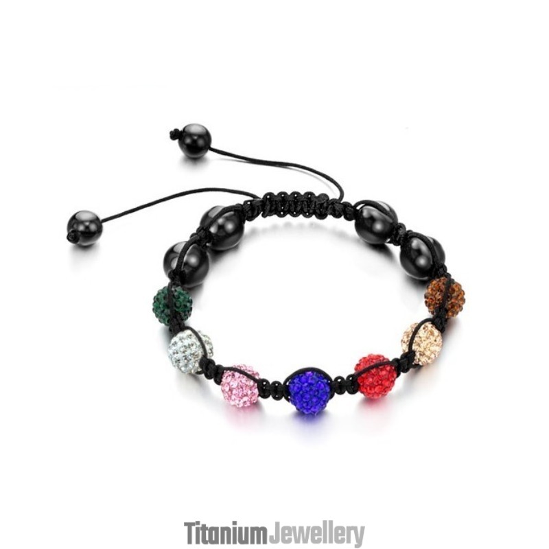 Complete In Specifications Female Ball Shape Crystal Bracelet