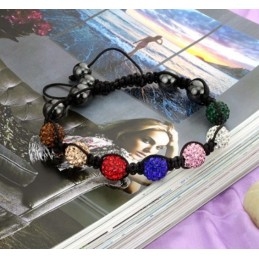 Complete In Specifications Female Ball Shape Crystal Bracelet