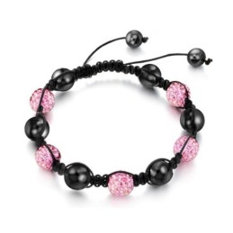 Well-Known For Its Fine Quality Female Ball Shape Crystal Bracelet