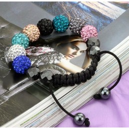 Stable Quality Female Ball Shape Crystal Bracelet